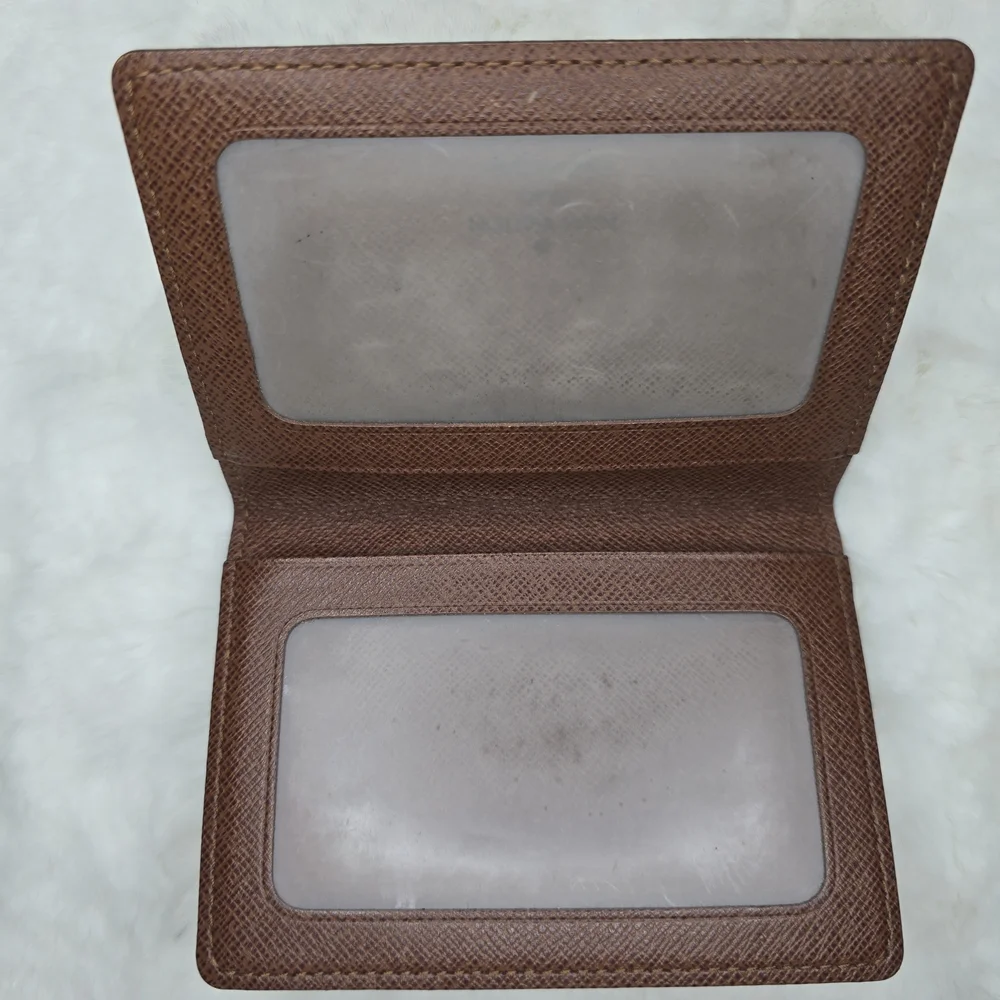Louis Vuitton Brown and Gold Monogram Card Holder